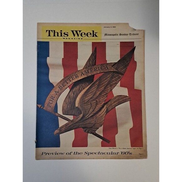 Other - This Week Magazine Minneapolis Sunday Tribune 1/3/1960 Anna Padovan Emilio Greco